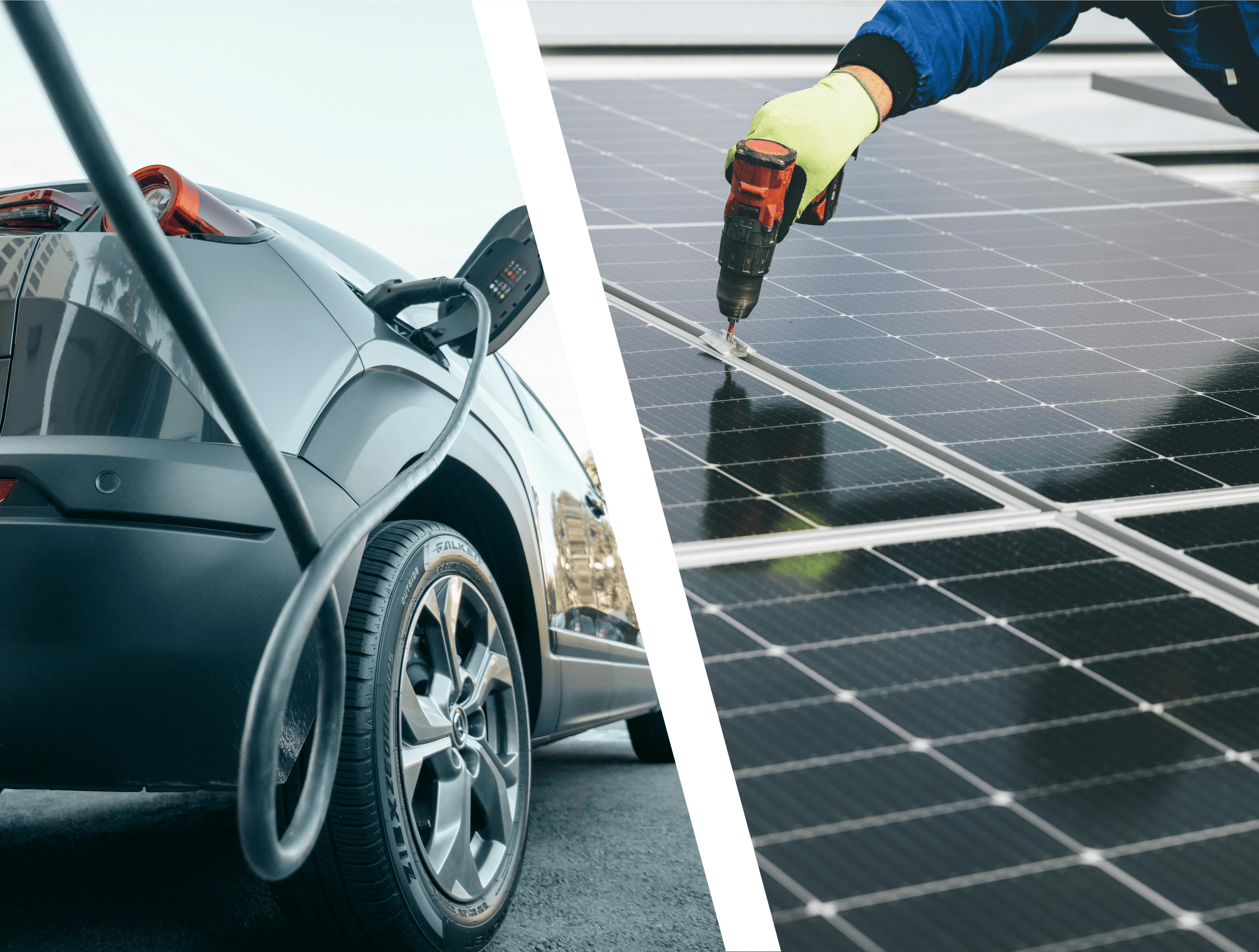 Borne pour Véhicules électriques + installation de panneaux photovoltaïque {{brizy_dc_image_alt imageSrc=