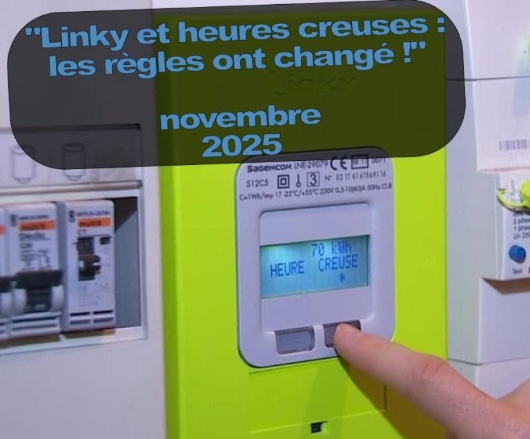 Linky et heures creuses: les règles ont changées Article écrit par Altéa Automation